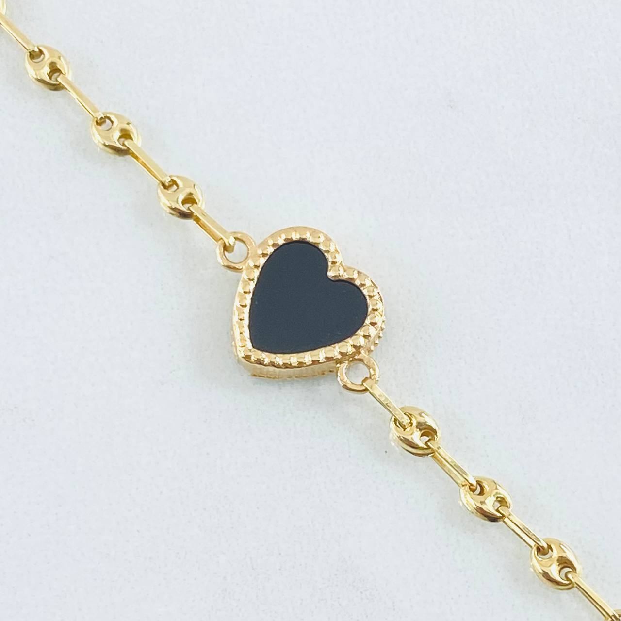 Cadena GC Corazon  9.6gr / 45cm / Oro Amarillo Nac.Esp. 18K ©