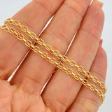 Cadena China 4.7gr / 50.5cm / Oro Amarillo +1 18K &