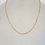 Cadena Veneciana 1.4gr / 45cm / Oro Amarillo +3 18K &