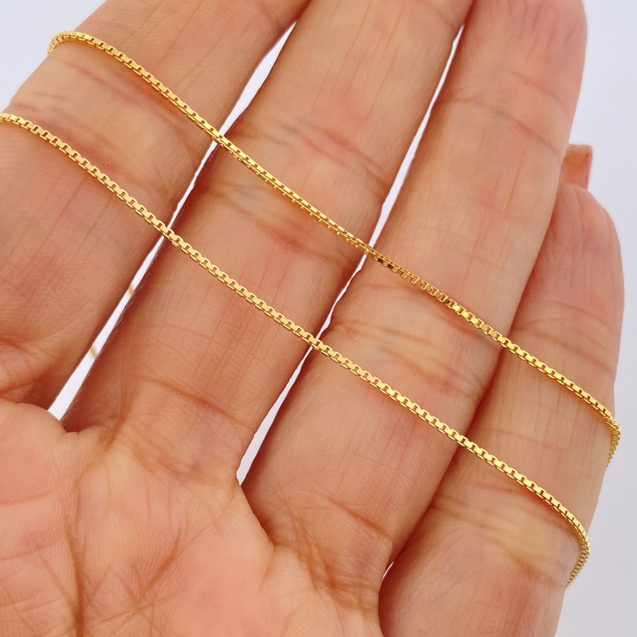 Cadena Veneciana 1.4gr / 45cm / Oro Amarillo +3 18K &
