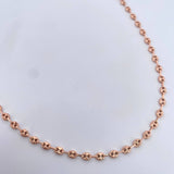 Cadena GC 8.8gr / 50.9cm / 4.1mm Diamantada Oro Rosa 18K $