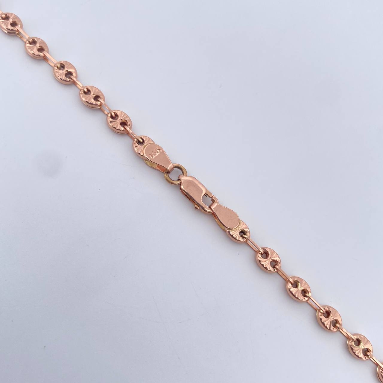 Cadena GC 8.8gr / 50.9cm / 4.1mm Diamantada Oro Rosa 18K $