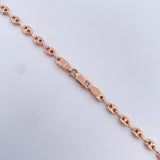 Cadena GC 8.8gr / 50.9cm / 4.1mm Diamantada Oro Rosa 18K $