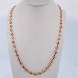 Cadena GC 8.8gr / 50.9cm / 4.1mm Diamantada Oro Rosa 18K $