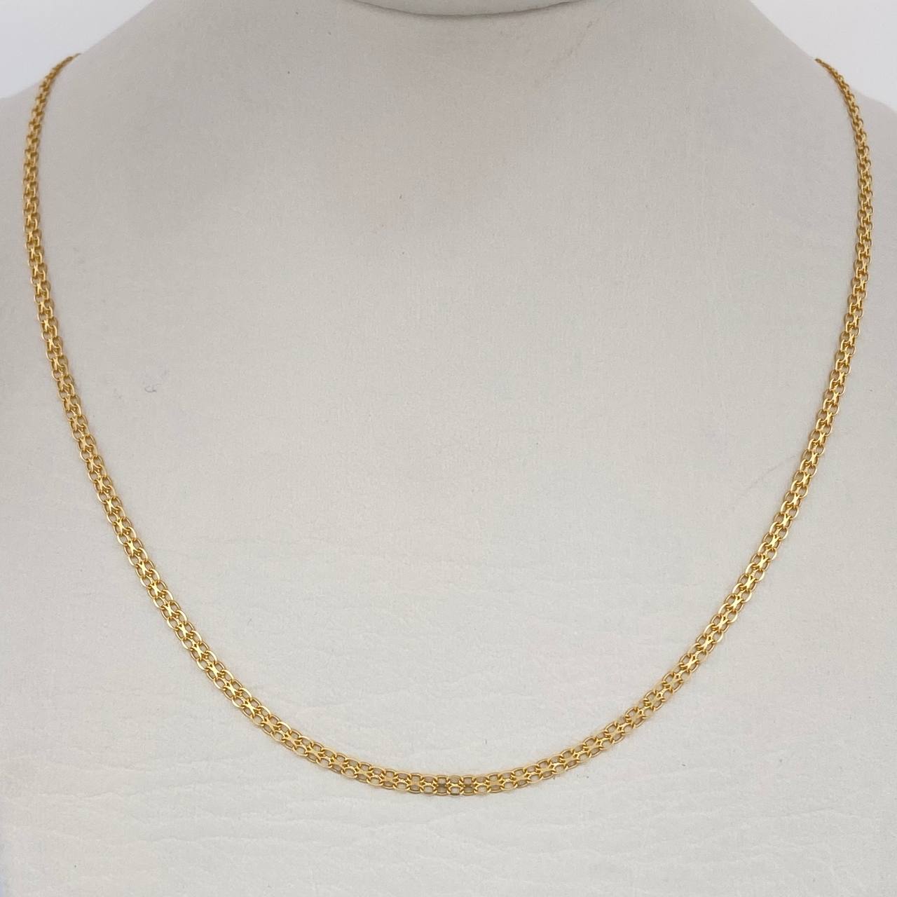 Cadena China 2.6gr / 60cm / Oro Amarillo +1 18K $
