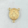 Herraje Crucero Virgen Milagrosa 1.05gr / 2cm / Oro 18K