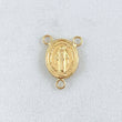 Herraje Crucero Virgen Milagrosa 0.5gr / 1.4cm / Oro 18K