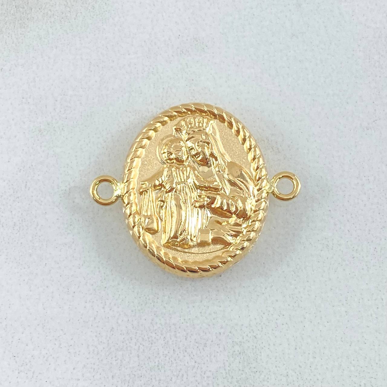 Herraje Virgen Del Carmen 1.35gr / 2.2cm / Oro 18K
