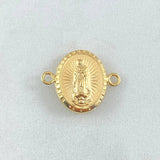 Herraje Virgen Guadalupe 0.85gr / 1.8cm / Oro 18K