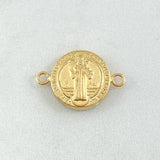 Herraje San Benito  1.15gr / 2.2cm / Oro 18K *