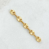 Herraje Retazo GC 0.65gr / 3.8cm / Oro Amarillo 18K