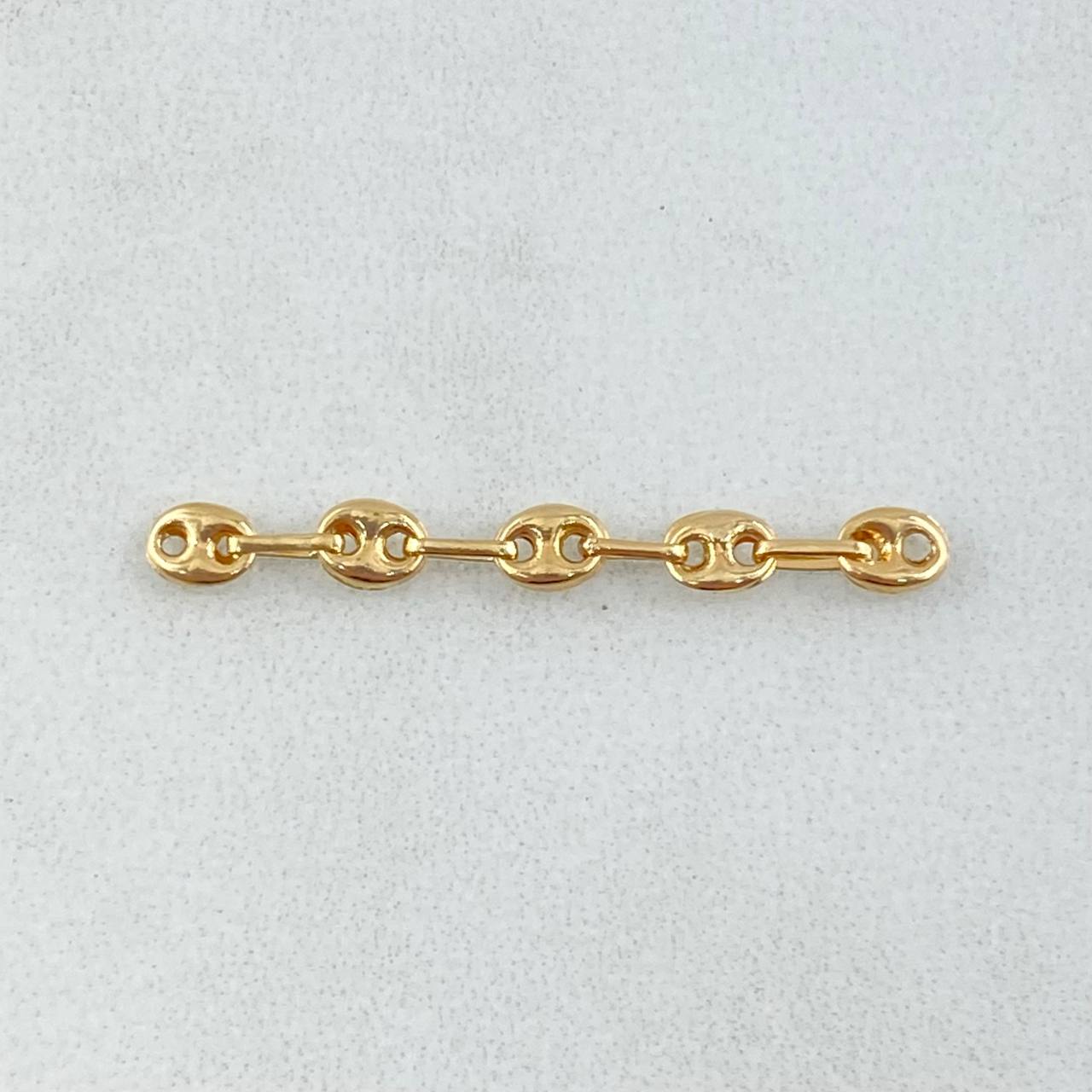 Herraje Retazo GC 0.35gr / 3cm / Oro Amarillo 18K
