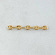 Herraje Retazo GC 0.35gr / 3cm / Oro Amarillo 18K