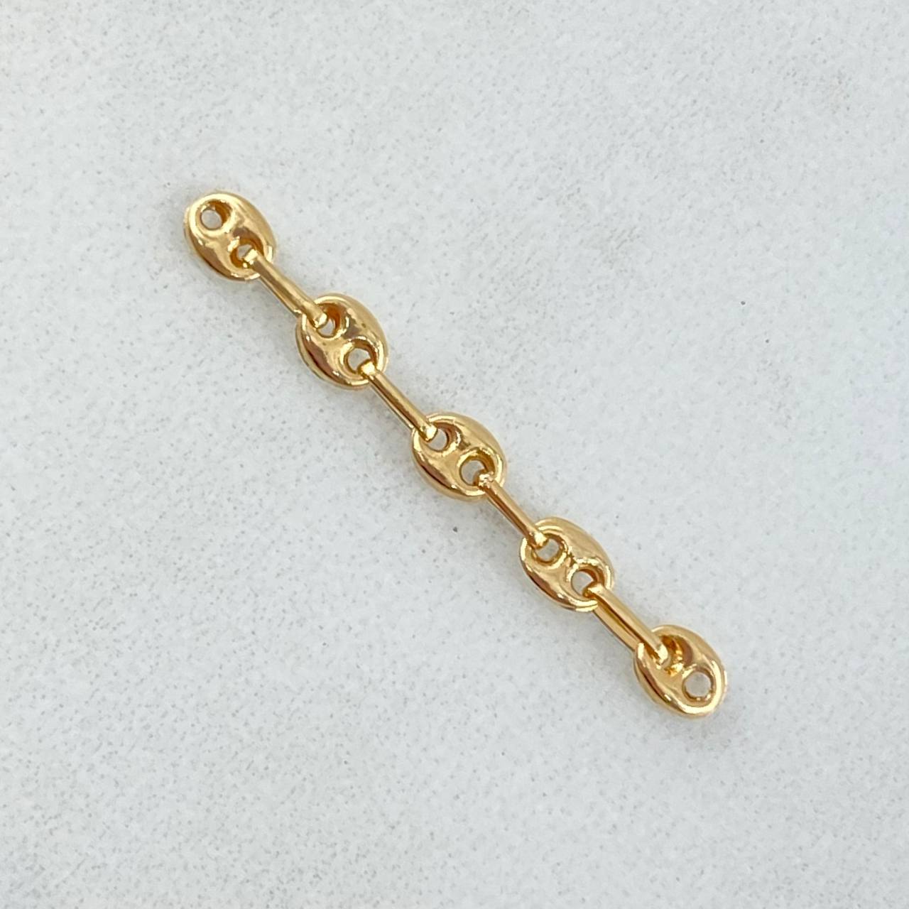 Herraje Retazo GC 0.3gr / 3cm / Oro Amarillo 18K