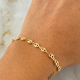 Herraje Retazo GC 0.95gr / 7cm / Oro Amarillo 18K