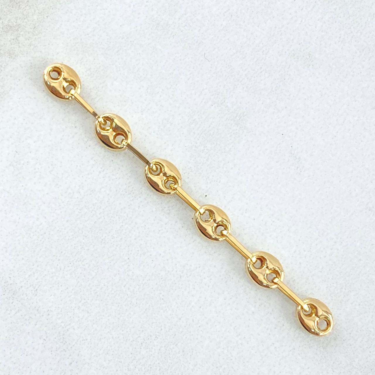 Herraje Retazo GC 0.65gr / 4.7cm / Oro Amarillo 18K