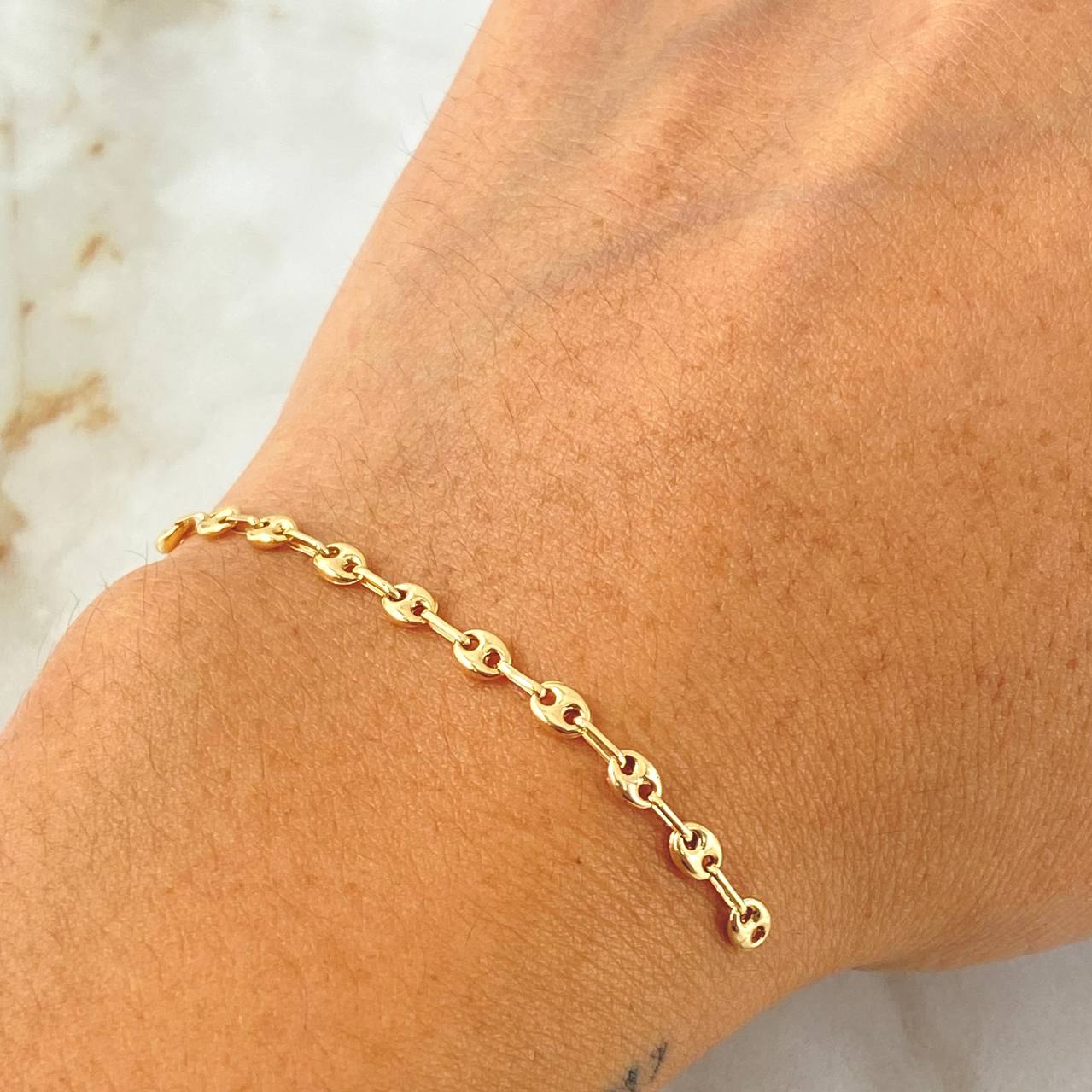 Herraje Retazo GC 0.55gr / 6.2cm / Oro Amarillo 18K