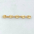Herraje Retazo GC 0.35gr / 3cm / Oro Amarillo 18K