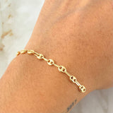 Herraje Retazo GC 0.85gr / 6.5cm / Oro Amarillo 18K