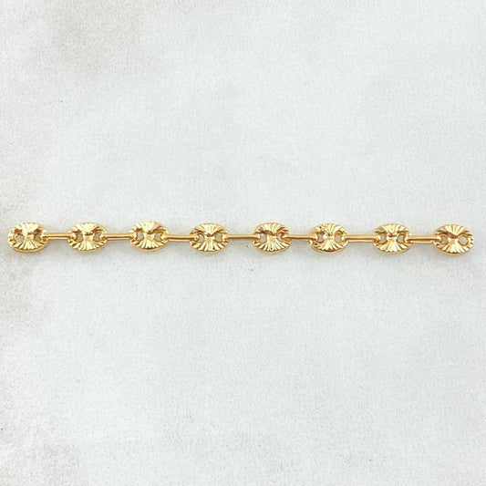 Herraje Retazo GC 8 Eslabones 0.9gr / 5.5cm / 4.2mm Oro Amarillo 18K