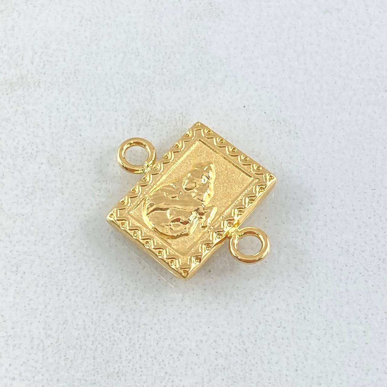 Herraje Doble Faz 0.75gr / 2cm / Oro 18K