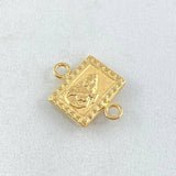 Herraje Doble Faz 0.75gr / 2cm / Oro 18K
