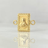 Herraje Doble Faz 0.75gr / 2cm / Oro 18K