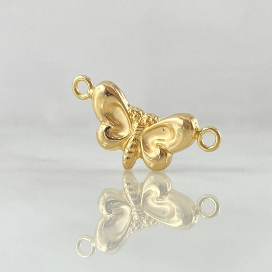 Herraje Mariposa 0.75gr / 2.2cm / Oro 18K