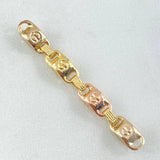 Herraje Retazo Rustico Tornillo 1.2gr / 4.5cm / Oro 18K