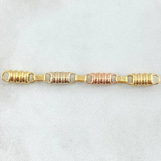 Herraje Retazo Rustico Barril Liso 1.15gr / 5.4cm / Oro 18K