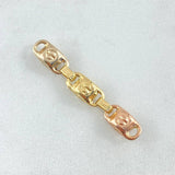 Herraje Retazo Rustico Tornillo 0.9gr / 3.3cm / Oro 18K