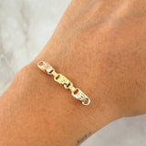 Herraje Retazo Rustico Tornillo 0.9gr / 3.3cm / Oro 18K