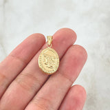 Dije San Miguel 1.15gr / 2.5cm / Oro 18K