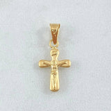 Dije Cruz Cristo 0.35gr / 2cm / Oro 18K