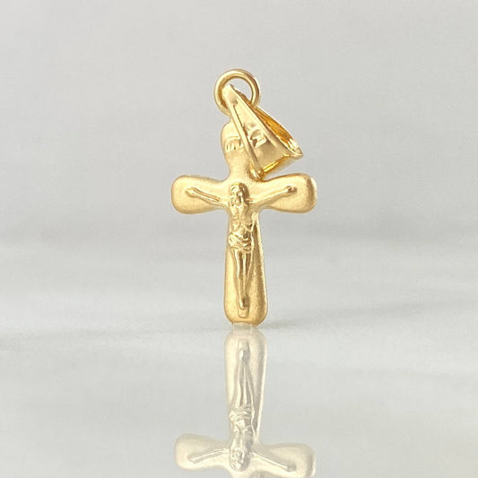 Dije Cruz Cristo 0.35gr / 2cm / Oro 18K
