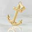 Dije Cruz Anclada 2.6gr / 4.5cm / Oro 18K