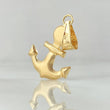 Dije Ancla 1gr / 1.7cm / Oro 18K