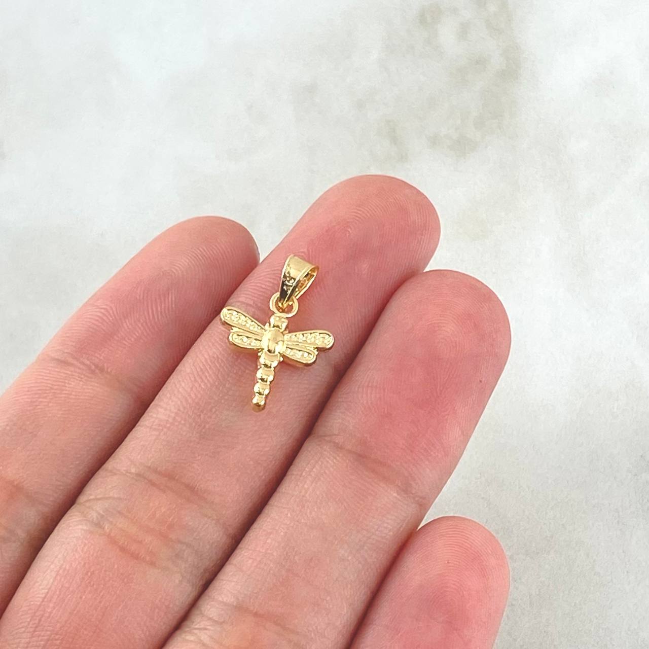Dije Libelula 0.3gr / 1.5cm / Oro 18K