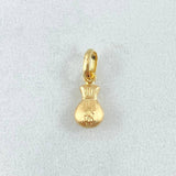 Dije Bolsa Dinero 0.3gr / 1.5cm / Oro 18K