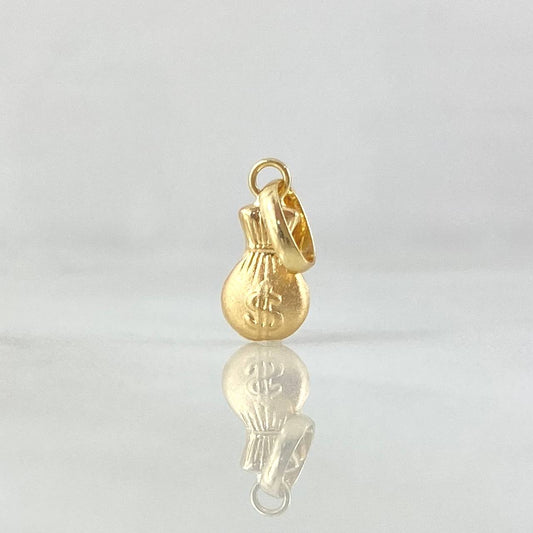 Dije Bolsa Dinero 0.3gr / 1.5cm / Oro 18K