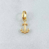 Dije Ancla 0.25gr / 1.4cm / Oro 18K