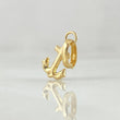 Dije Ancla 0.25gr / 1.4cm / Oro 18K