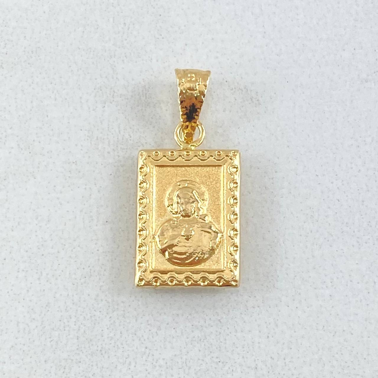 Dije Doble Faz 0.75gr / 2cm / Oro 18K