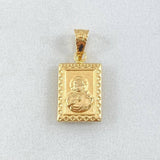 Dije Doble Faz 0.75gr / 2cm / Oro 18K