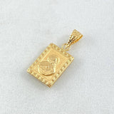 Dije Doble Faz 0.75gr / 2cm / Oro 18K