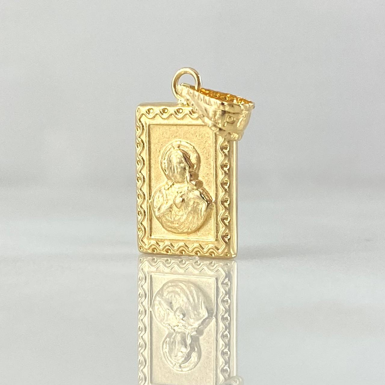 Dije Doble Faz 0.75gr / 2cm / Oro 18K