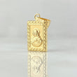 Dije Doble Faz 0.75gr / 2cm / Oro 18K