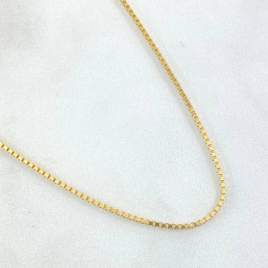 Cadena Veneciana 5.95gr / 60cm / +3 Oro 18K