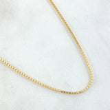 Cadena Veneciana 6.1gr / 60cm / 1.1mm Oro Amarillo +3 18K *