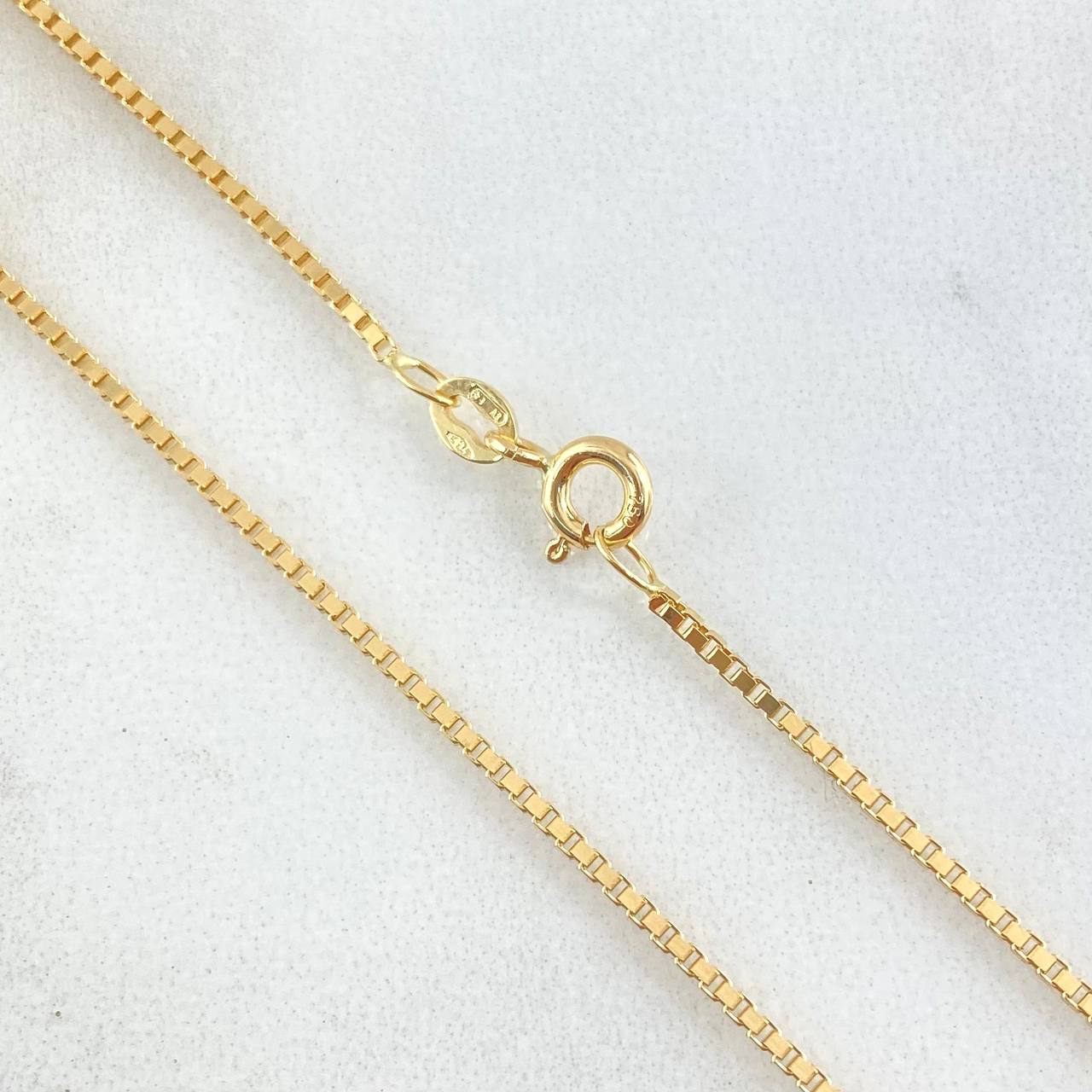 Cadena Veneciana 6.1gr / 60cm / 1.1mm Oro Amarillo +3 18K *